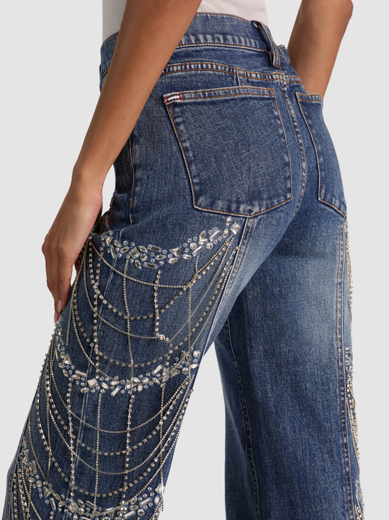 BROOKLYN BLUE-ROXIE EMBELLISHED JEAN