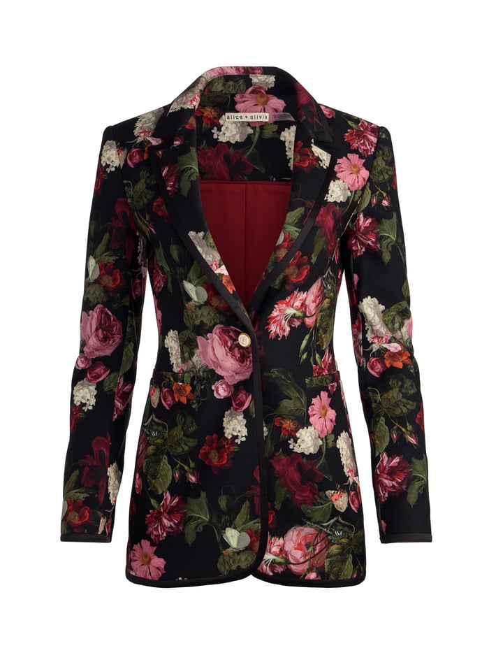 BREANN PRINTED BLAZER - BE STILL image 5 - Alice And Olivia