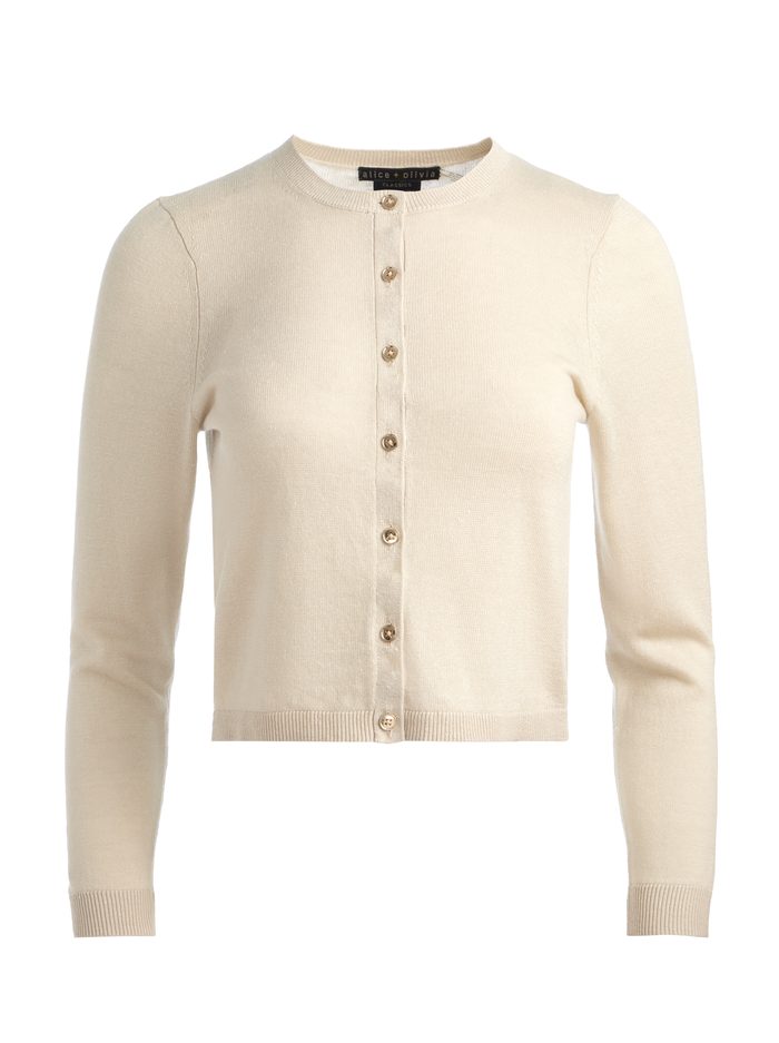 MABEL CARDIGAN - OATMEAL image 5 - Alice And Olivia