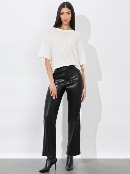 BLACK-ALEXANDER VEGAN TROUSER