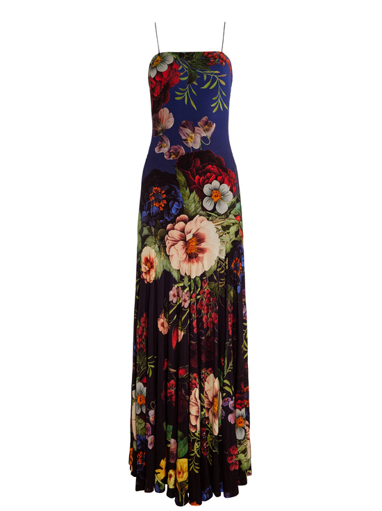 MAGIC GARDEN GRADIENT-AUGUSTA MAXI DRESS
