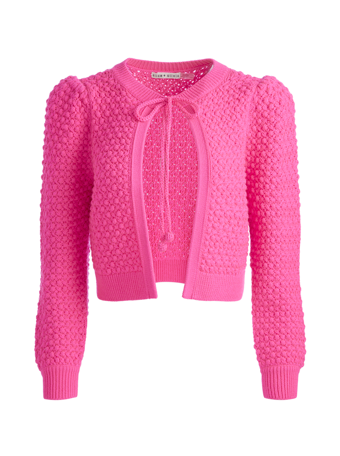 KITTY CARDIGAN - WILD PINK image 6 - Alice And Olivia