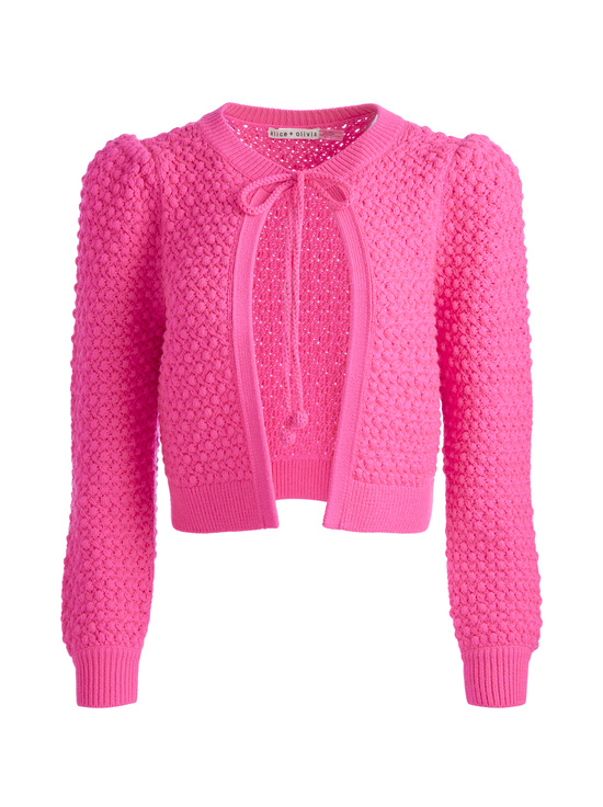 WILD PINK-KITTY CARDIGAN