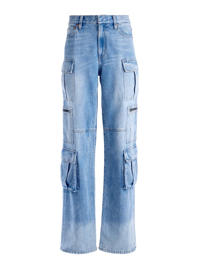 CAY CARGO JEAN - BREA BLUE image 5 - Alice And Olivia