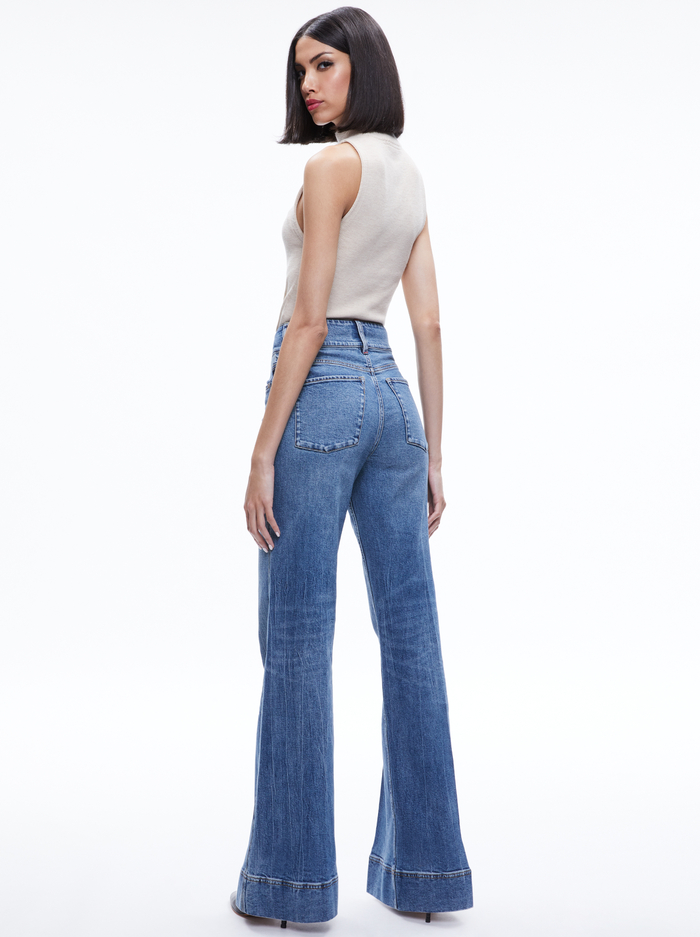 DARCEY TURTLENECK SWEATER TANK - ALMOND HEATHER image 1 - Alice And Olivia
