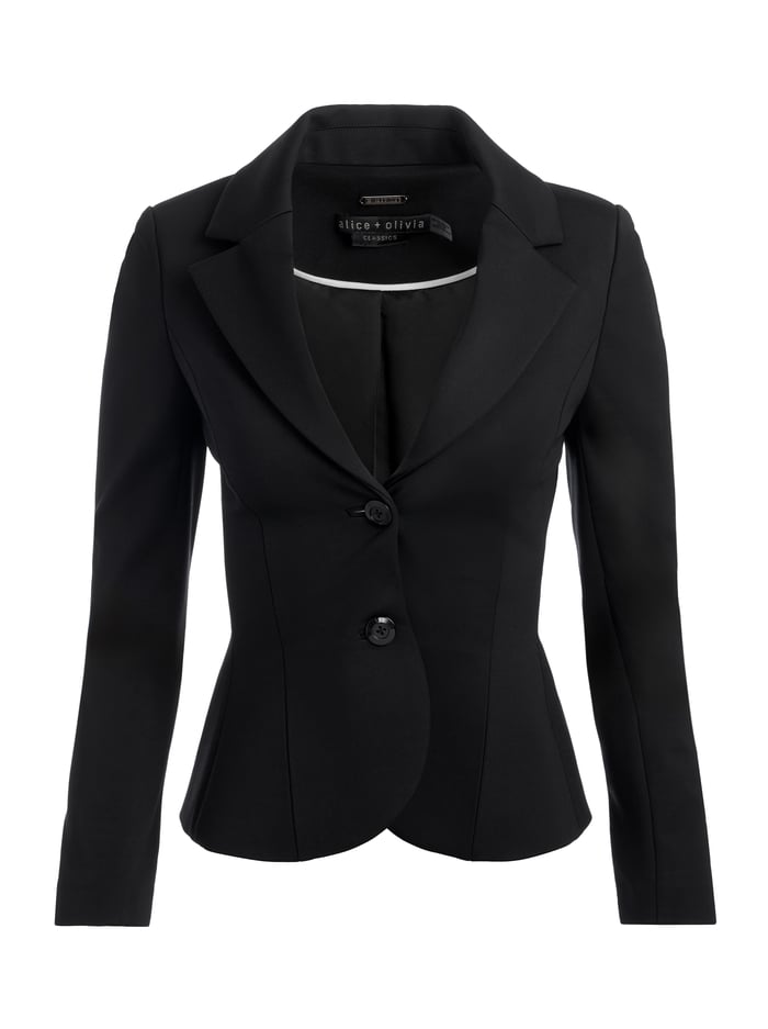 IANA SCULPTED BLAZER - BLACK image 5 - Alice And Olivia