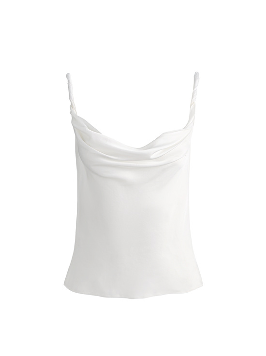 OFF WHITE-MONIQUE TWIST STRAP TANK