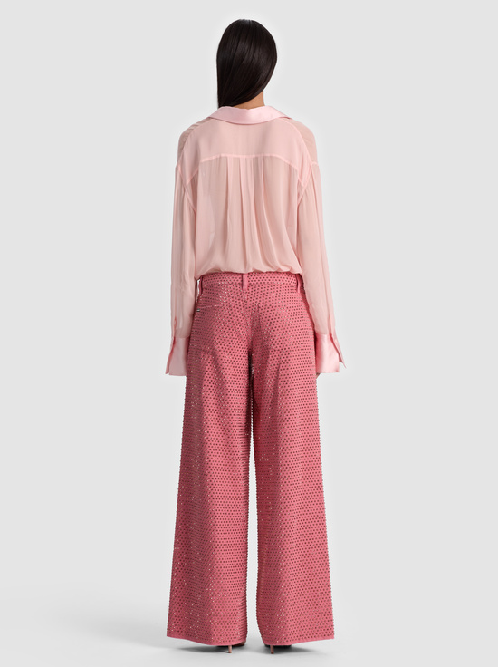 DEEP ROSE/ROSE GOLD-AMAZING EMBELLISHED JEAN