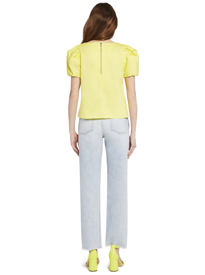 BERNICE PUFF SLEEVE TOP - DAFFODIL image 2 - Alice And Olivia