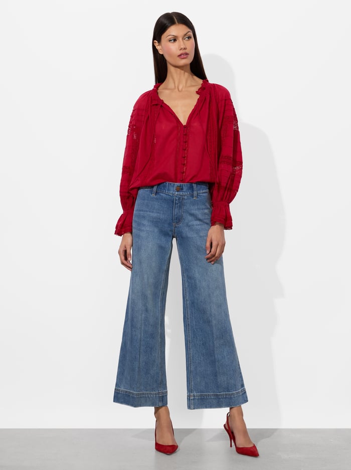 SLAY ANKLE JEAN - AVERY BLUE image 4 - Alice And Olivia