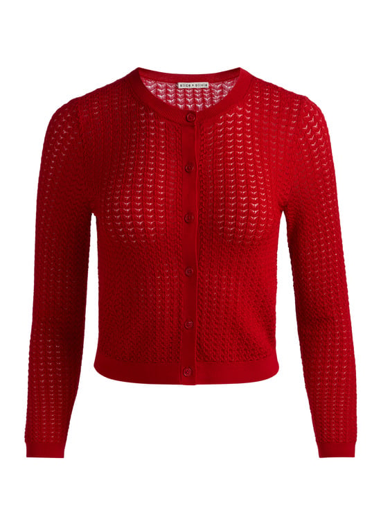 HIBISCUS-CARSON POINTELLE CARDIGAN