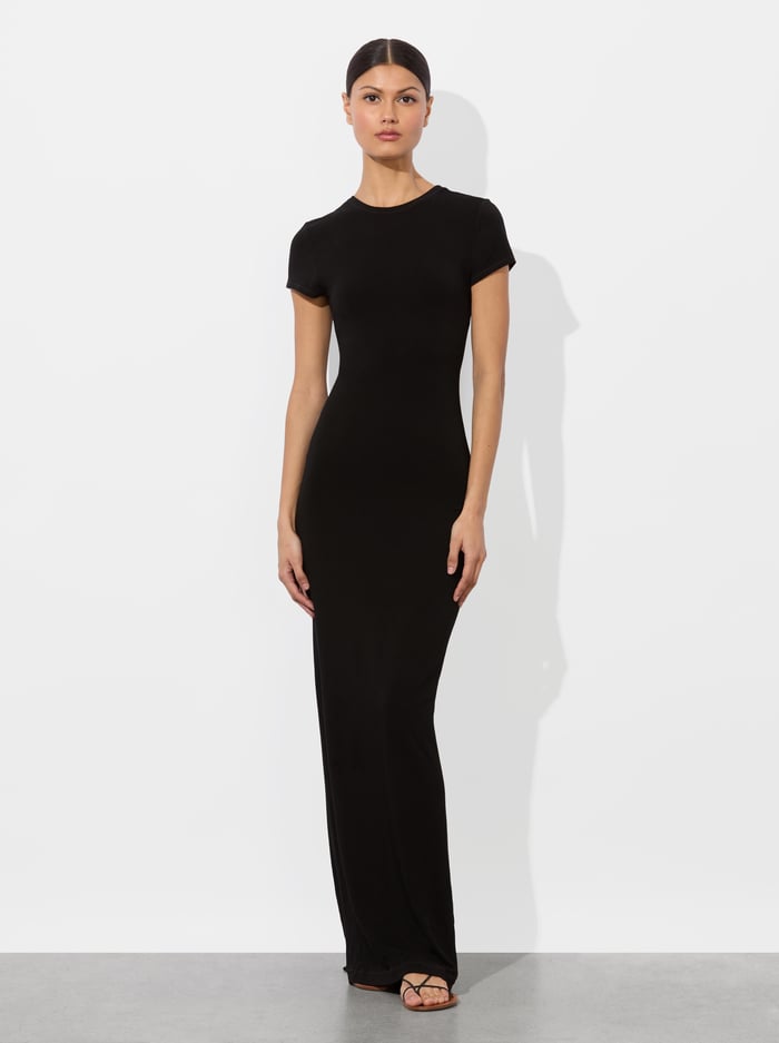 DELORA TWO WAY MAXI DRESS - BLACK image 4 - Alice And Olivia
