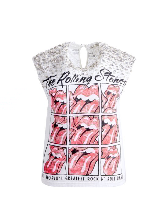 OFF WHITE MULTI-MICAH MUSCLE TANK