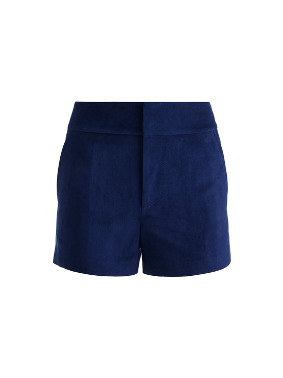 INDIGO-CADY SUEDE SHORT