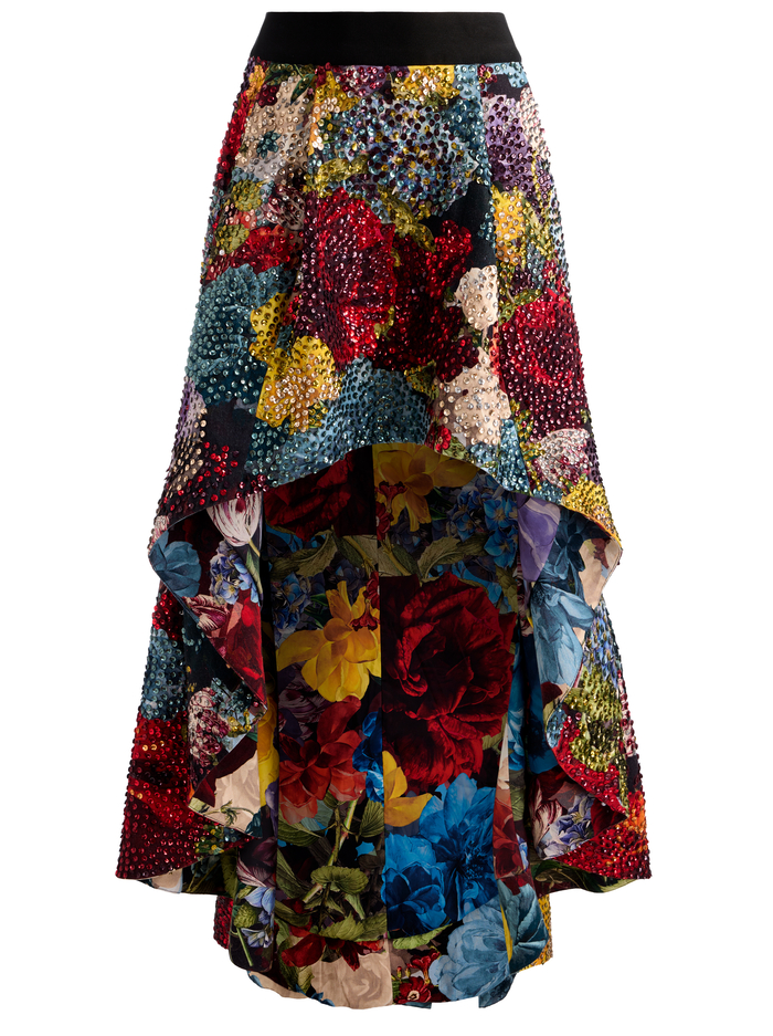 FLORENCE HIGH LOW BALLGOWN SKIRT - FLOURISH image 5 - ALICE + OLIVIA