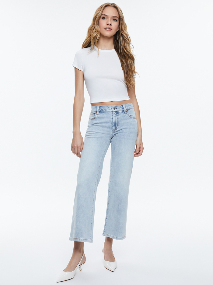 ONIE BABY TEE - OFF WHITE image 4 - Alice And Olivia