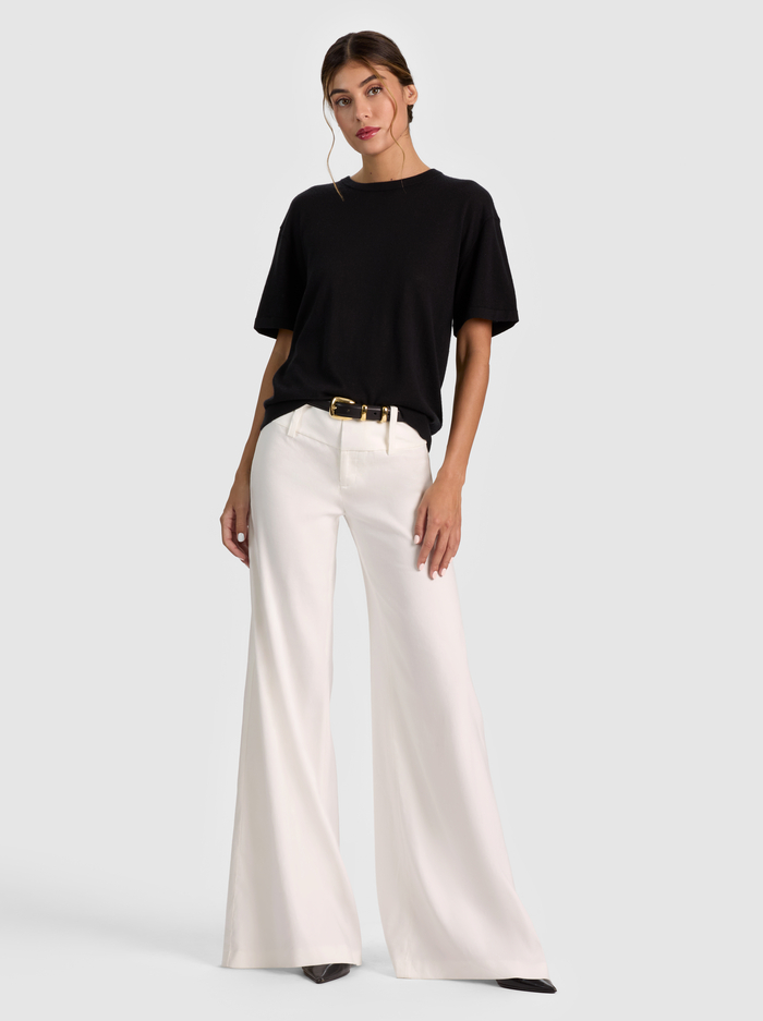 AMELIE CASHMERE KNIT TEE - BLACK image 1 - ALICE + OLIVIA