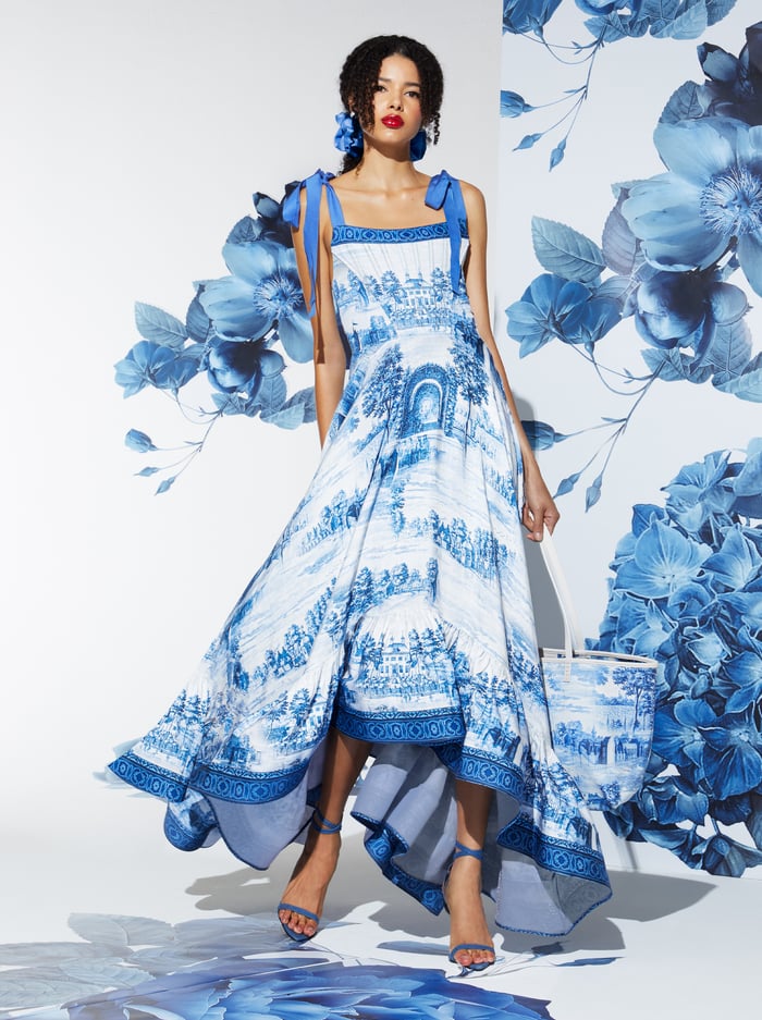 ROSALEE MAXI DRESS - CHATEAU image 8 - Alice And Olivia