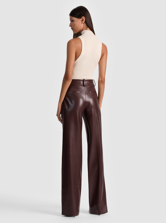 DARK CHOCOLATE-ALEXANDER VEGAN TROUSER