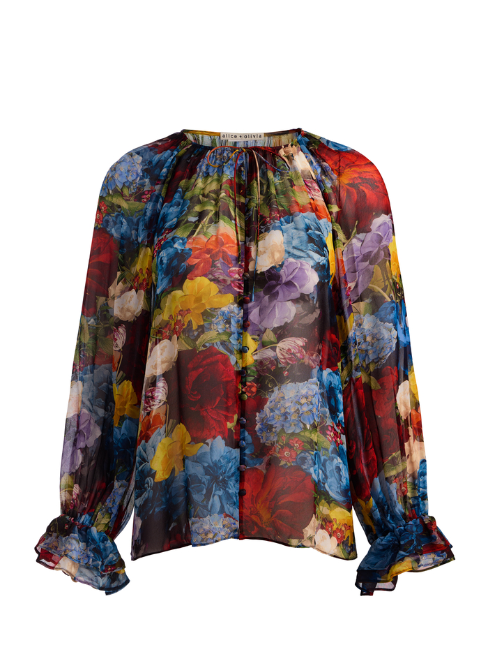 JOSEPHINE BLOUSE - FLOURISH SM image 5 - Alice And Olivia
