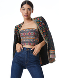 CHRISELLE EMBROIDERED BLAZER - PARADISE