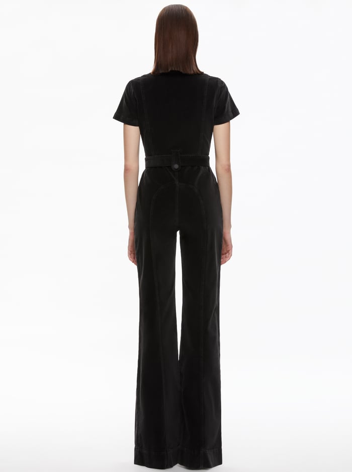 GORGEOUS WIDE LEG JUMPSUIT - BLACK image 1 - Alice And Olivia