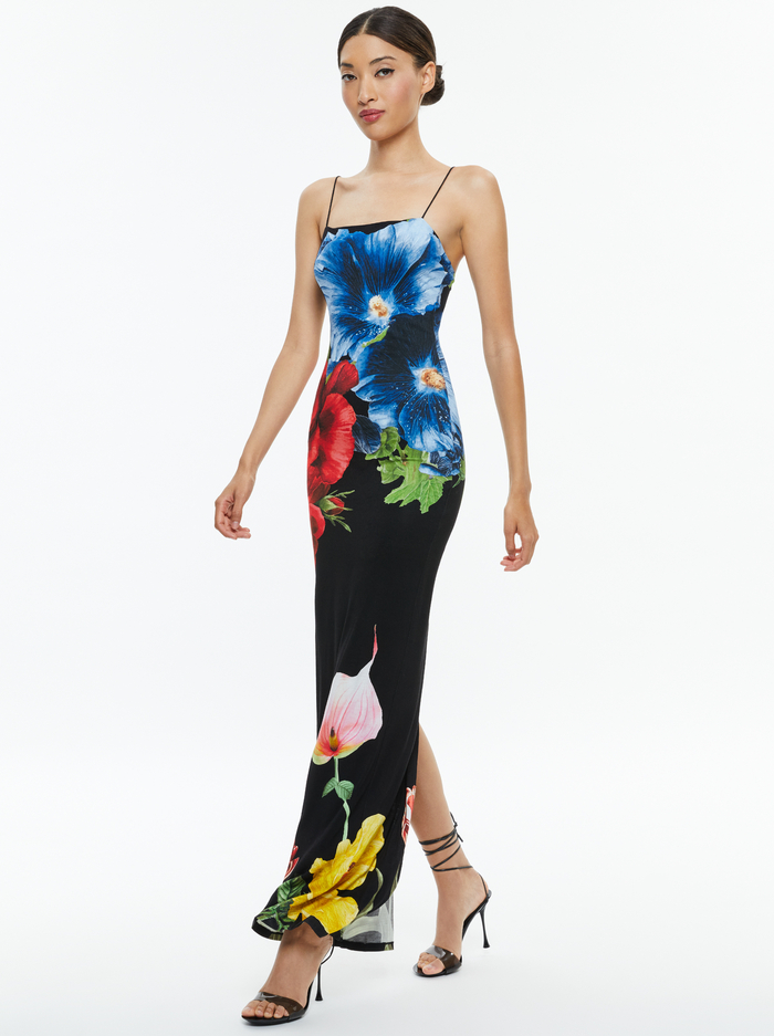 FIFI MAXI DRESS - LE PARISIEN BLACK image 3 - Alice And Olivia