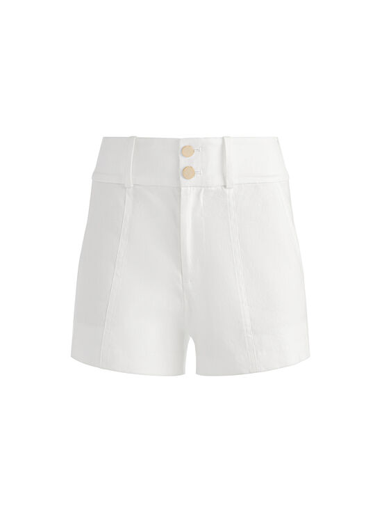 V-Neck Hardware One-Piece Swimsuit