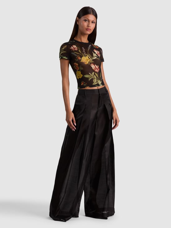 DESERT SPRIGS BLACK-TESS TEE