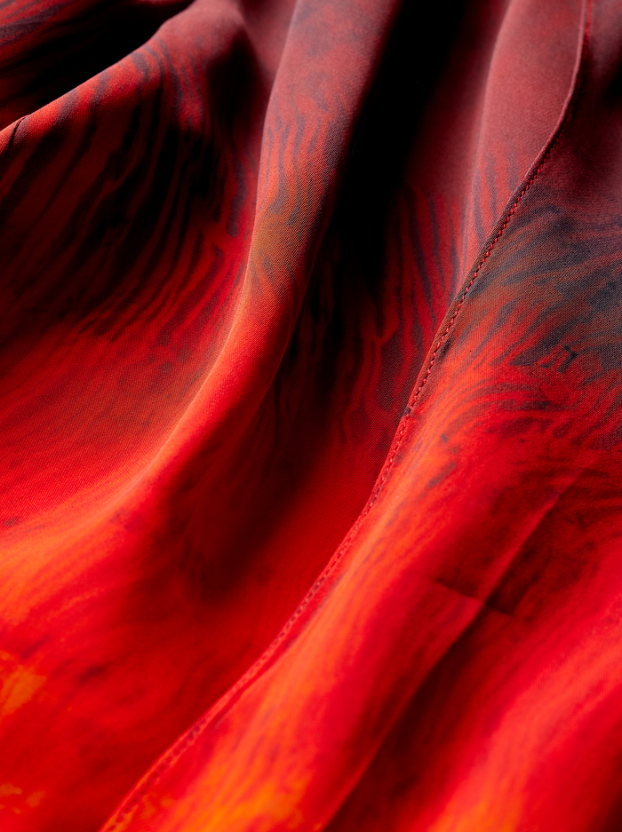 LARISSA OPEN PLEAT PANT - CRYSTAL TIE DYE image 1 - Alice And Olivia