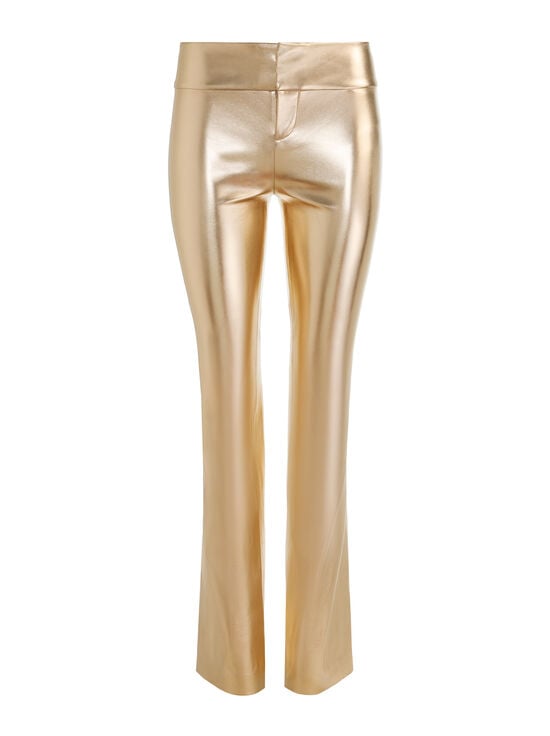 GOLD-OLIVIA VEGAN BOOTCUT PANT