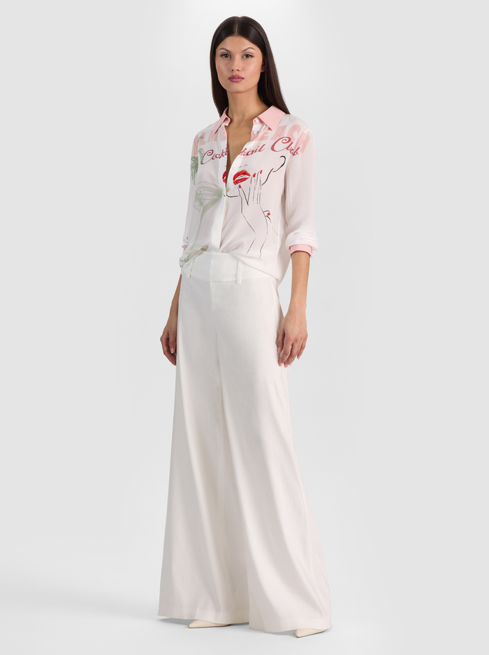 WILLA SILK BLOUSE - COCKTAIL CLUB image 5 - ALICE + OLIVIA