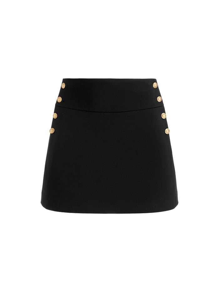 NARIN MINI SKIRT - BLACK image 5 - Alice And Olivia