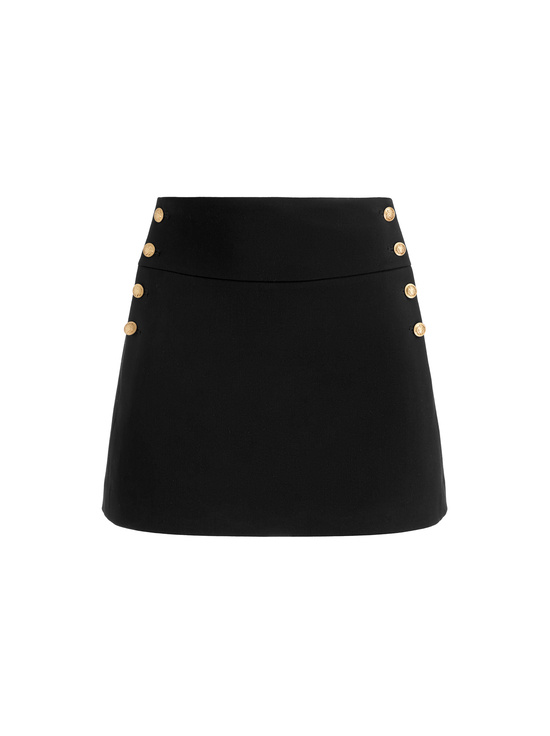 BLACK-NARIN MINI SKIRT
