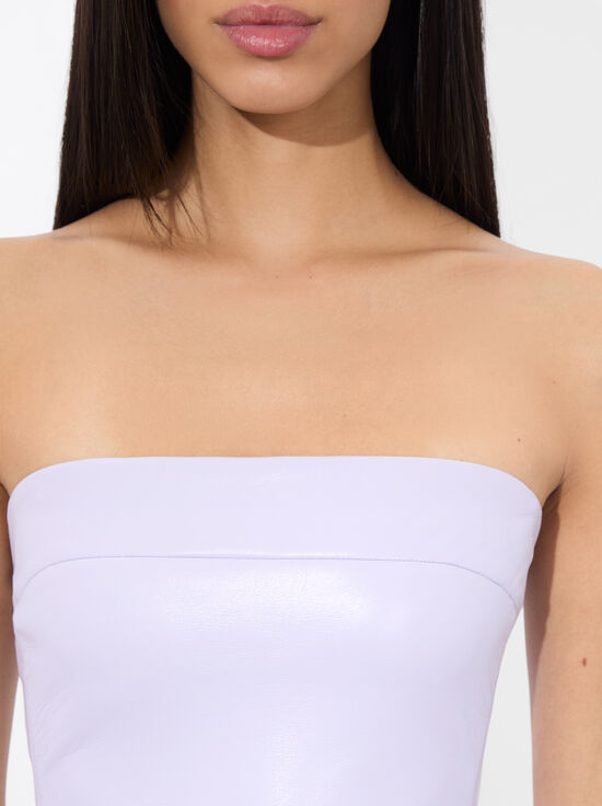 LILAC-KELLY VEGAN MINI DRESS