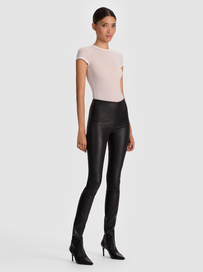 LENNOX LEATHER LEGGING - BLACK image 4 - Alice And Olivia