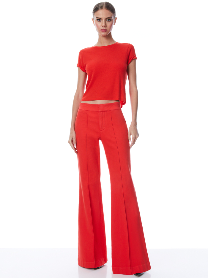 JANE TROUSER JEAN - CHILI PEPPER image 2 - ALICE + OLIVIA
