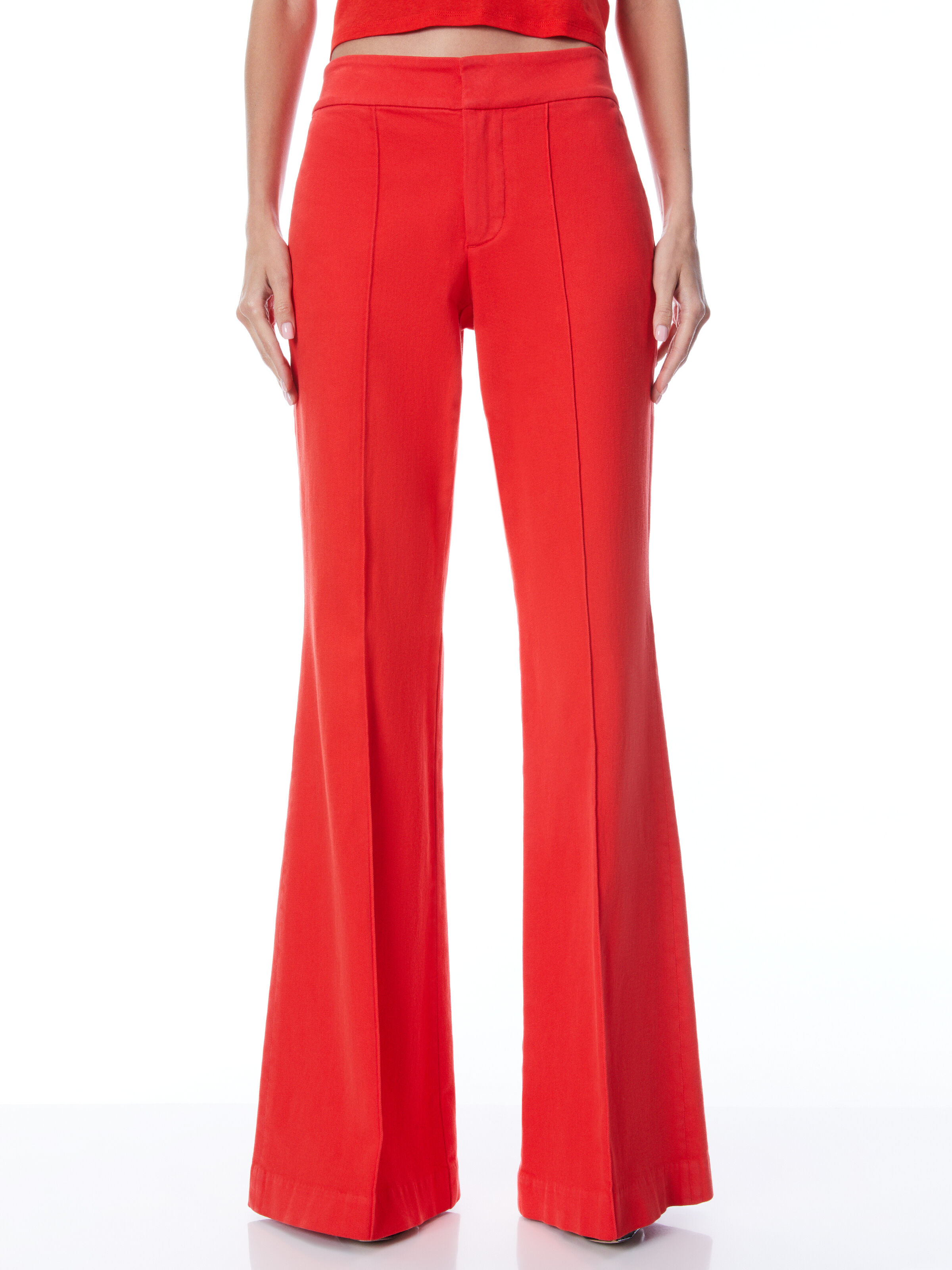 Jane Trouser Jean In Chili Pepper Alice And Olivia