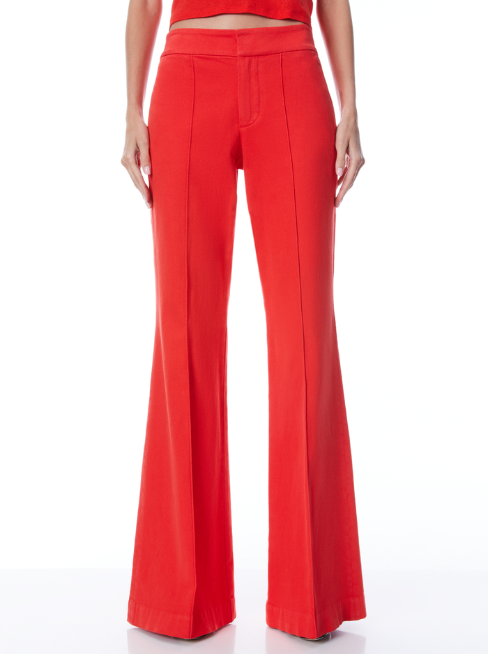 JANE TROUSER JEAN - CHILI PEPPER - Alice And Olivia