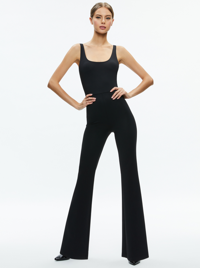 CORTES CATSUIT - BLACK - Alice And Olivia