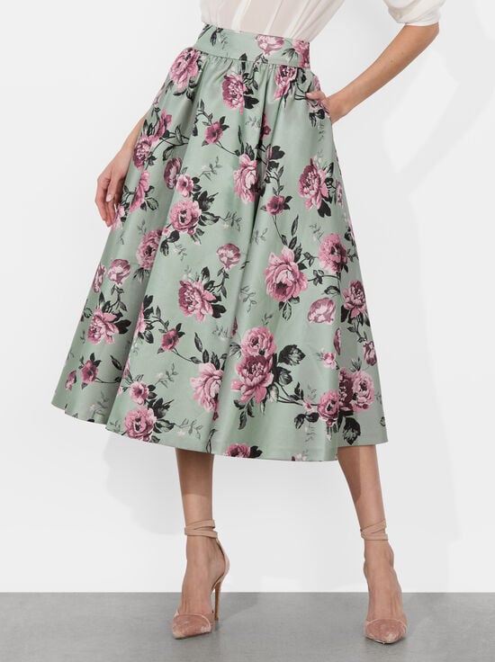 SAGE MULTI-NILDA VOLUMINOUS SKIRT