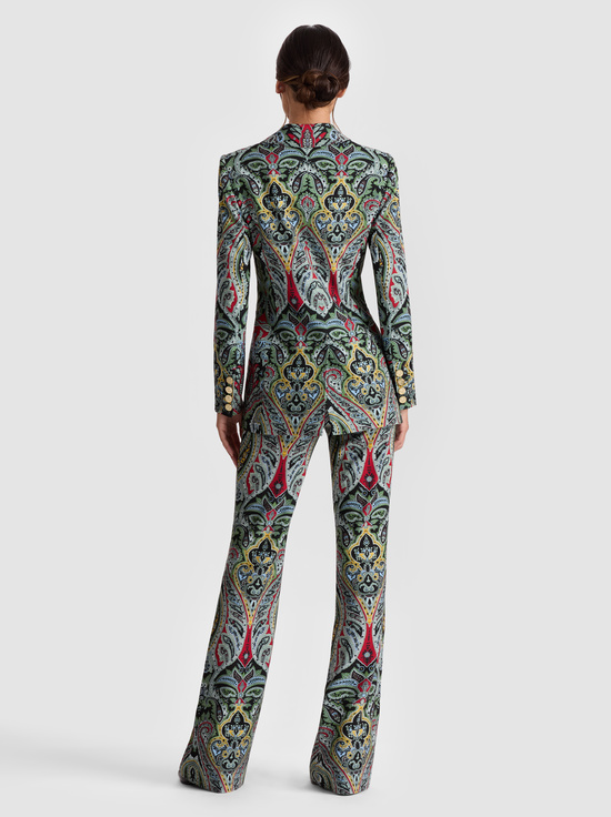 PAISLEY POEM-BREANN PRINTED BLAZER