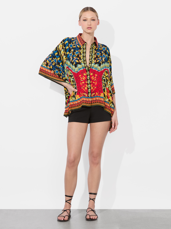 DEANNE BUTTON DOWN BLOUSE - LOVE NOTE image 5 - Alice And Olivia