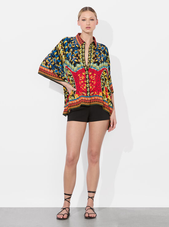 LOVE NOTE-DEANNE BUTTON DOWN BLOUSE