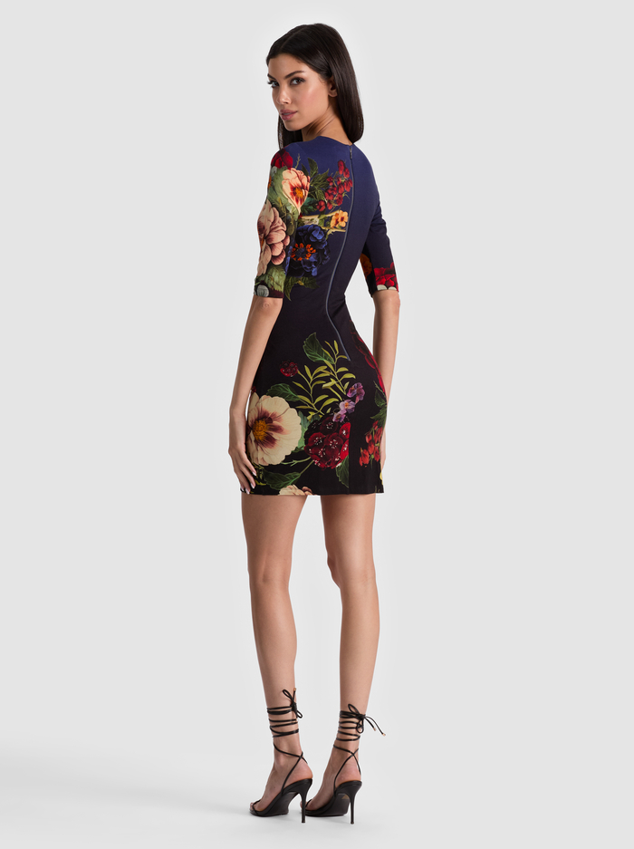 DELORA MINI DRESS - MAGIC GARDEN GRADIENT image 2 - Alice And Olivia