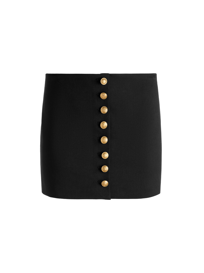 RUBI MINI SKIRT - BLACK image 5 - Alice And Olivia