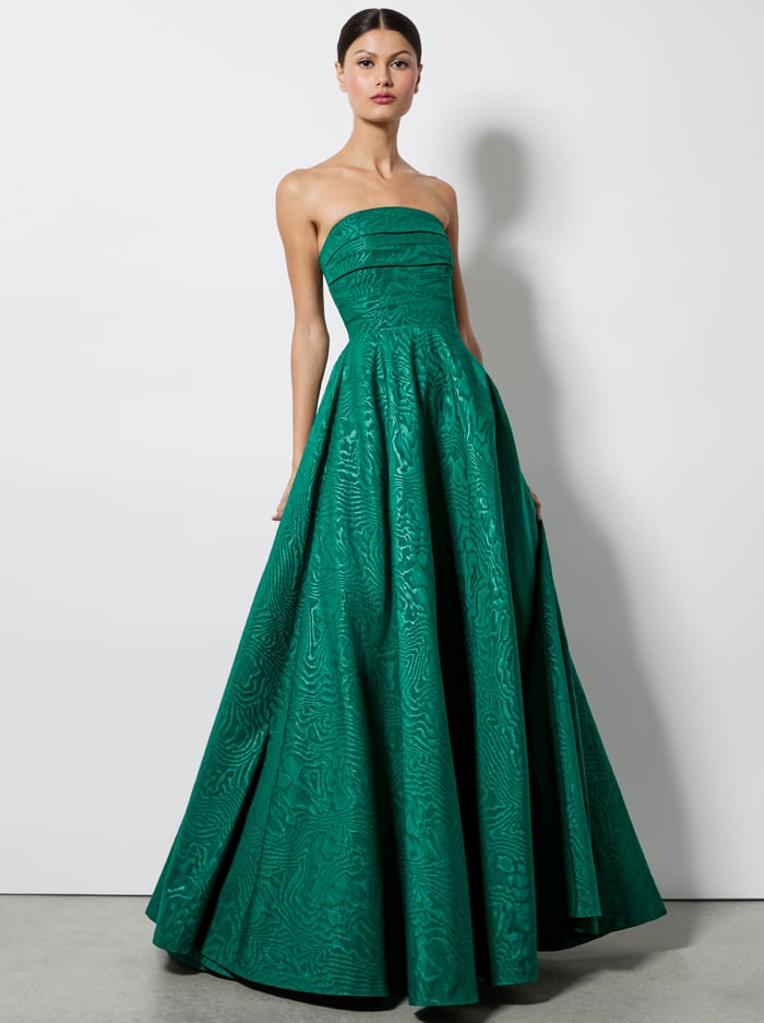 BRIDGETTE MAXI GOWN - FOREST GREEN image 3 - Alice And Olivia