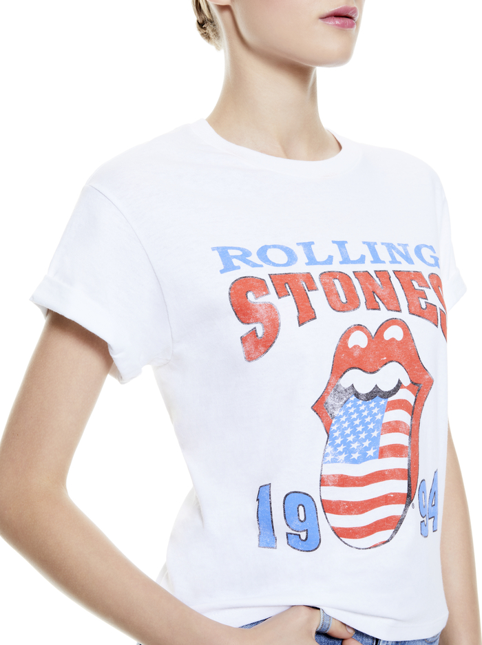SHIRA TEE - WHITE/MULTI image 3 - Alice And Olivia