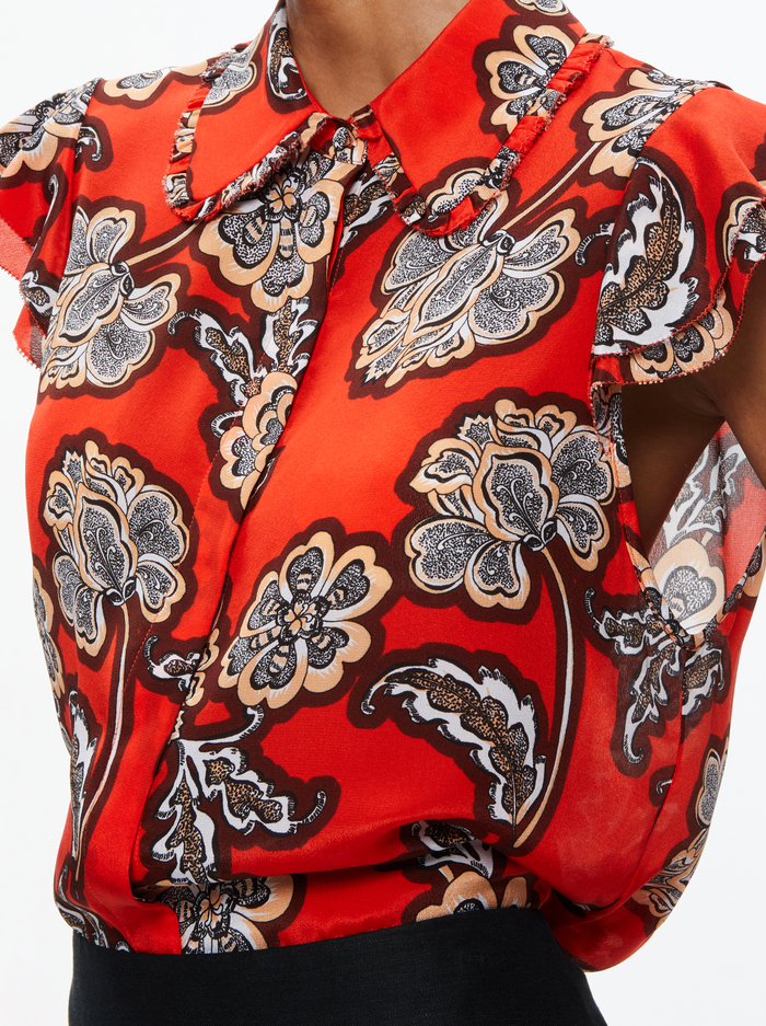 MARTEL BLOUSE - LANDMARK image 3 - Alice And Olivia