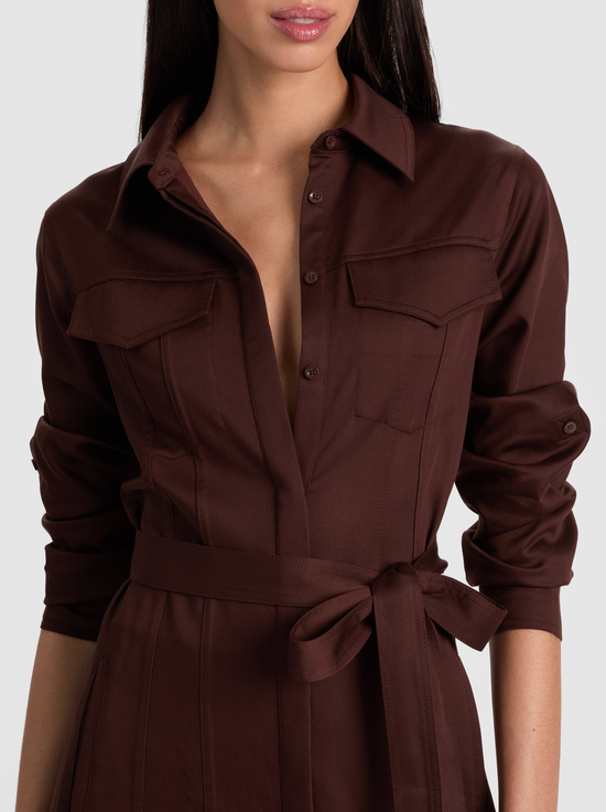 DARK CHOCOLATE-CHASSIDY MAXI DRESS